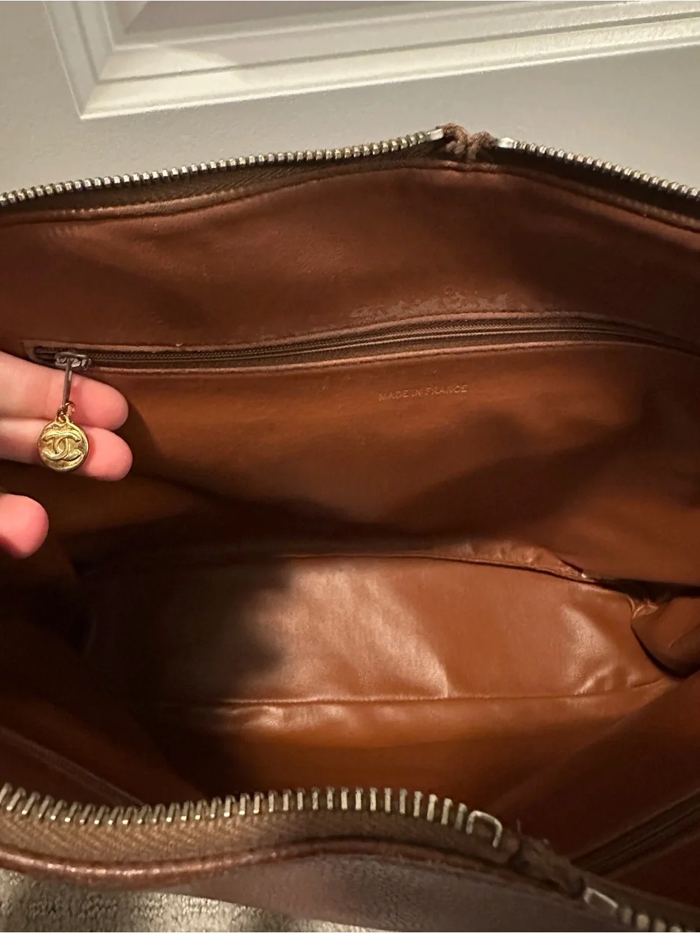 Vintage Chanel Caviar Leather Handbag